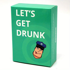 Let's Get Drunk Fun Party Game Card for Gatherings Creative Small Gift