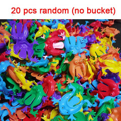 20pcs Jumping Frog Bounce Fidget Toys for Kids Assorted Stress Reliever Gift