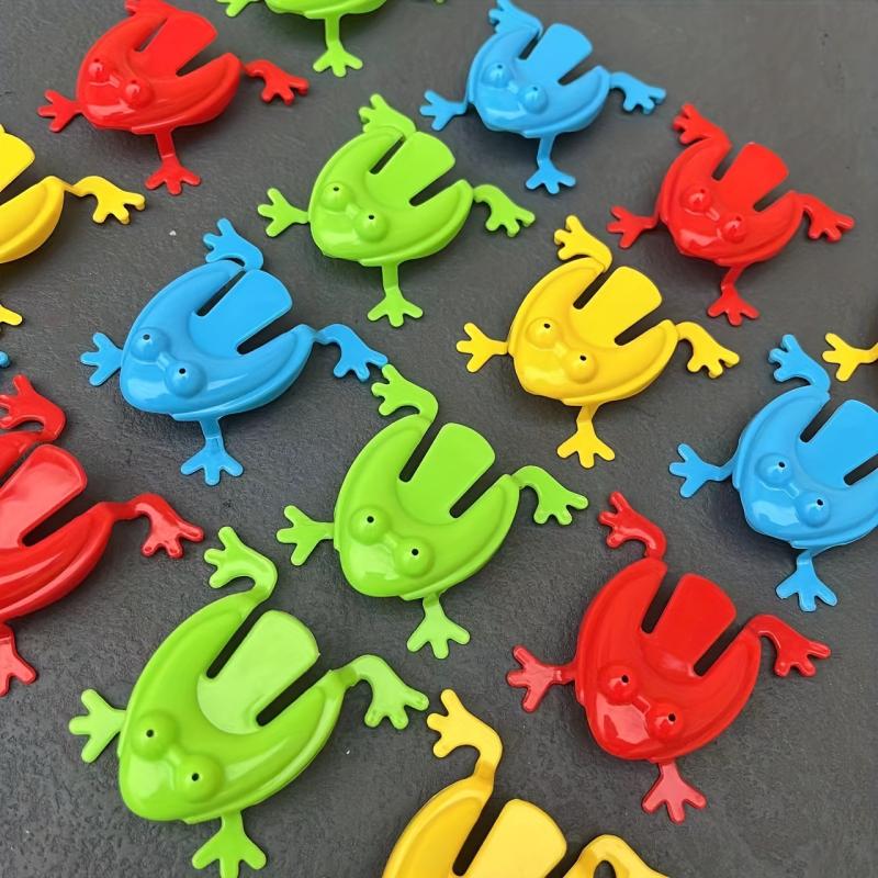 24pcs Jumping Frog Toys Mini Finger Action Training Toys Birthday Party Fun