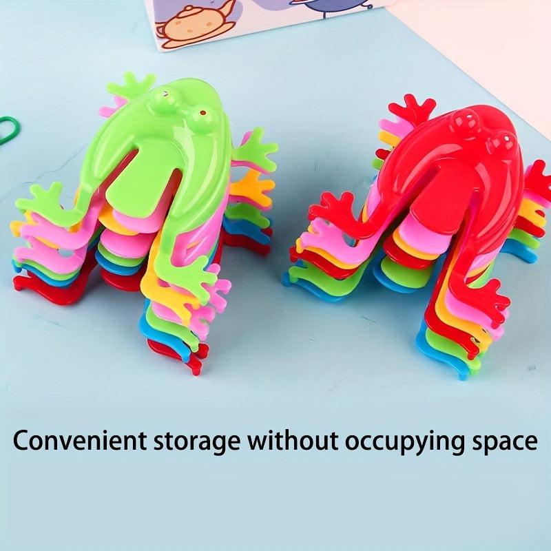 24pcs Jumping Frog Toys Mini Finger Action Training Toys Birthday Party Fun