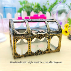 Vintage Pirate Treasure Box for Jewelry Table Organization