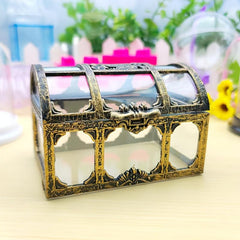 Vintage Pirate Treasure Box for Jewelry Table Organization