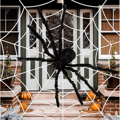 35-43in Plush Spider for Halloween Parties Scary Terror Home Decor