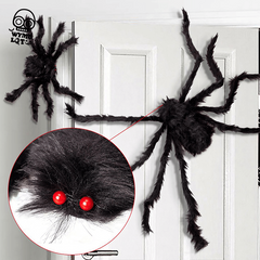 35-43in Plush Spider for Halloween Parties Scary Terror Home Decor