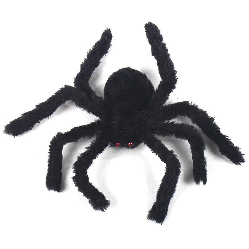 35-43in Plush Spider for Halloween Parties Scary Terror Home Decor