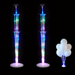 Luminous Balloon Column Stand Kit Table Centrepiece Decoration