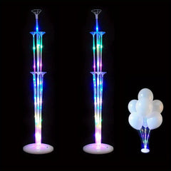 Luminous Balloon Column Stand Kit Table Centrepiece Decoration