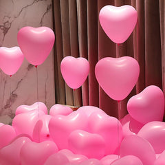 10pcs Heart Balloon Red Pink Latex Love Proposal Wedding Party Supplies