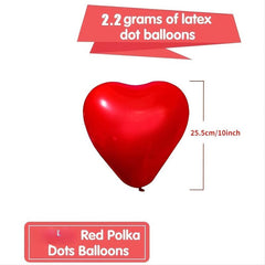 10pcs Heart Balloon Red Pink Latex Love Proposal Wedding Party Supplies