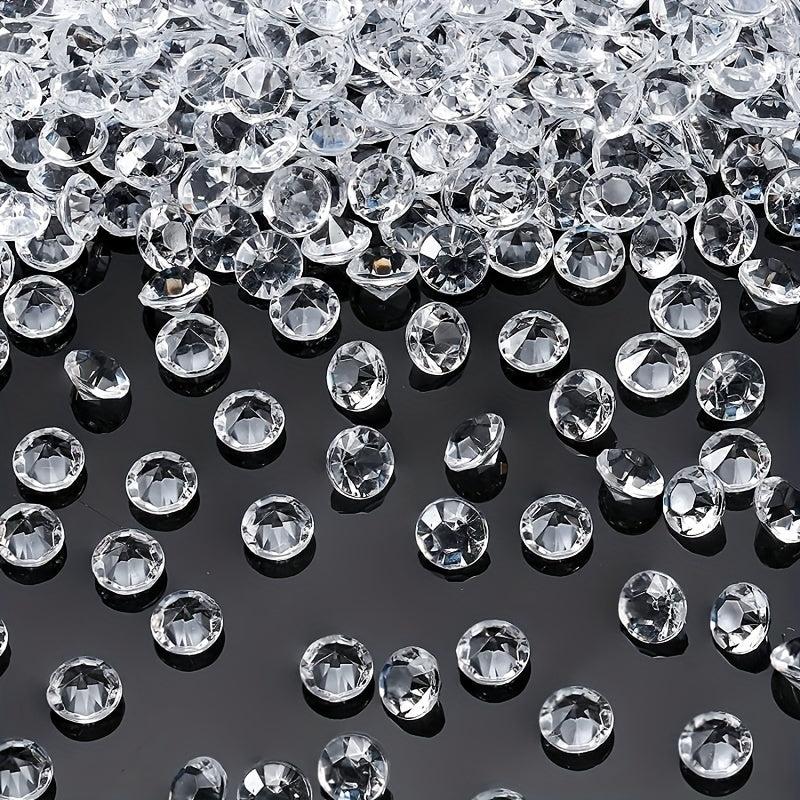 1500pcs Acrylic Rhinestones Wedding Decorations