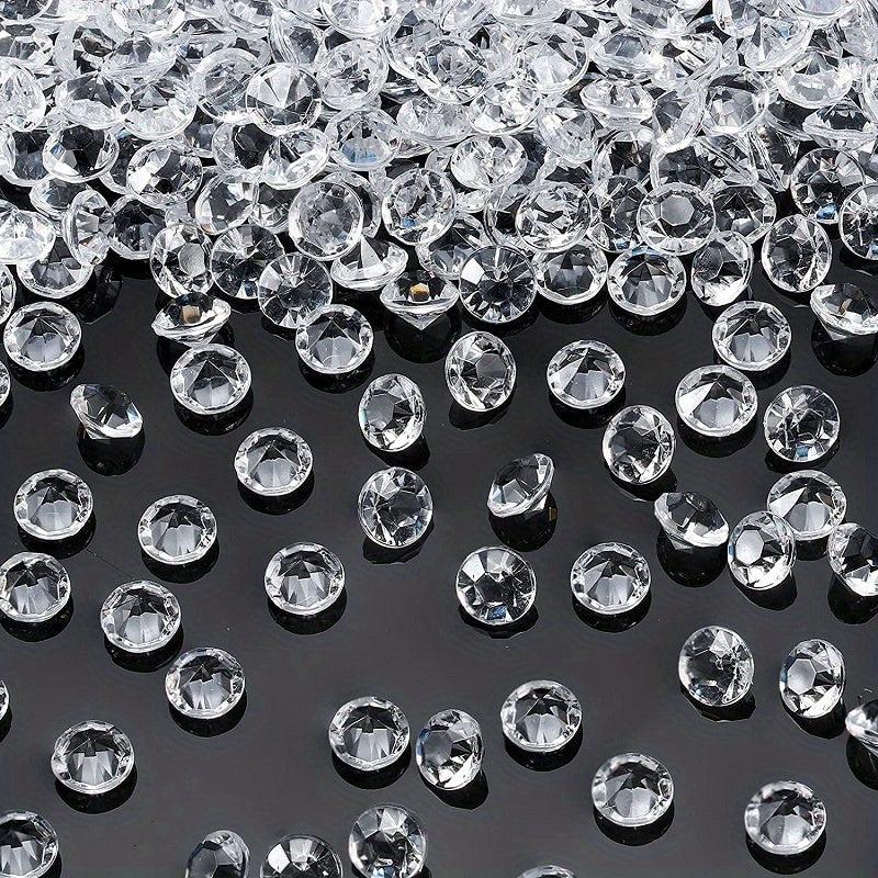 1500pcs Acrylic Rhinestones Wedding Decorations