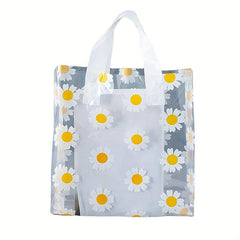 10pcs Small Daisy Sunflower Shopping Tote Bag for Kids' Parties