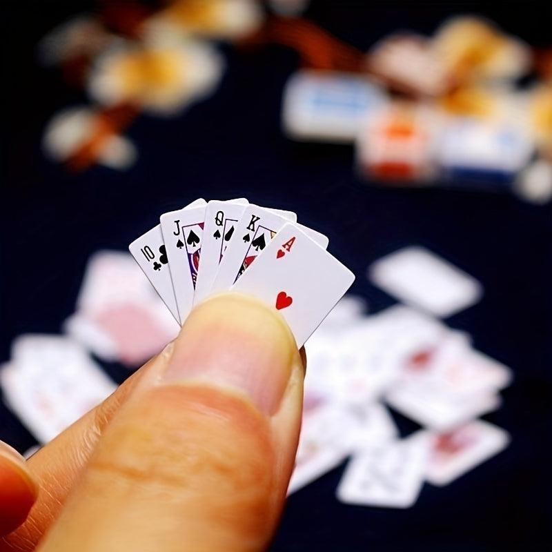 54pcs Mini Poker Party Game Props Holiday Supplies