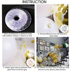 Champagne Bottle Balloon Garland Arch Set Happy Year Decoration