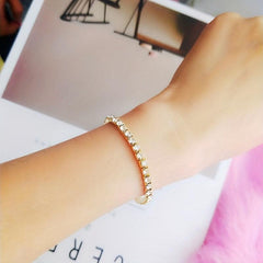 Sparkling Rhinestone Bracelet Elastic Wrap for Comfortable Wear