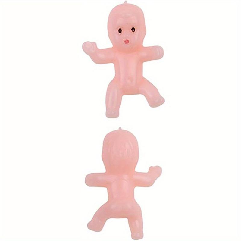 60pcs Mini Plastic Babies Dolls for Baby Shower Party Favors, Ice Cube Game