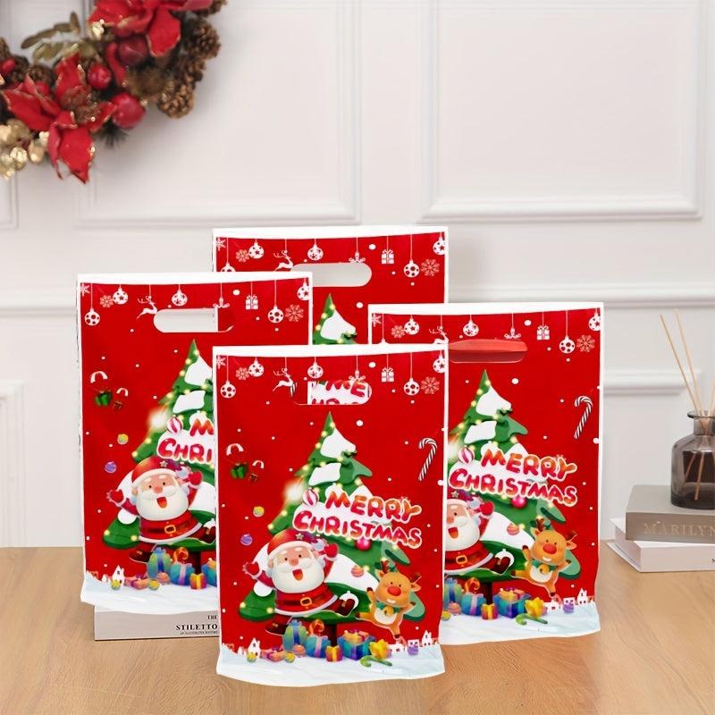 10pcs Christmas Beaded Gift Bag Wedding Birthday Party Craft Supplies