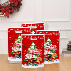 10pcs Christmas Beaded Gift Bag Wedding Birthday Party Craft Supplies
