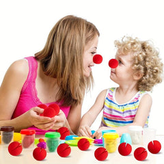 1pc Red Clown Noses Halloween Cosplay Circus Clown Nose Novelty Foam