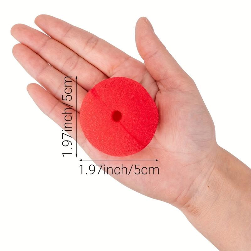 1pc Red Clown Noses Halloween Cosplay Circus Clown Nose Novelty Foam