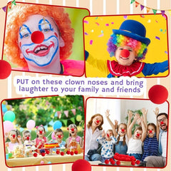 1pc Red Clown Noses Halloween Cosplay Circus Clown Nose Novelty Foam