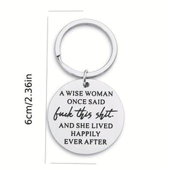 Custom Stainless Steel Keychain - Perfect Birthday & Party Gift
