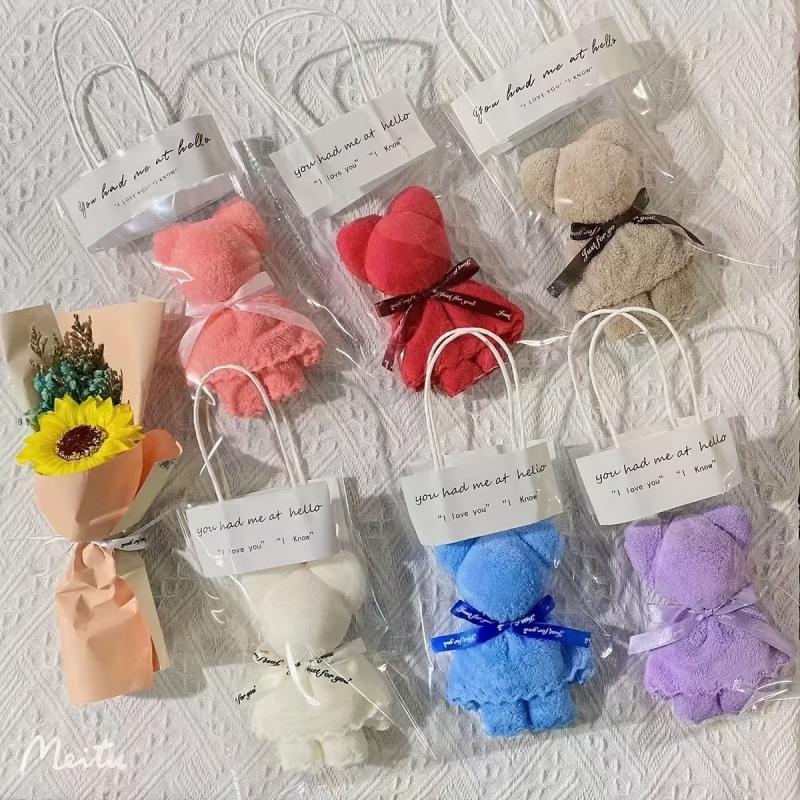10pcs Party Bear Towel With Hand Wedding Baby Birthday