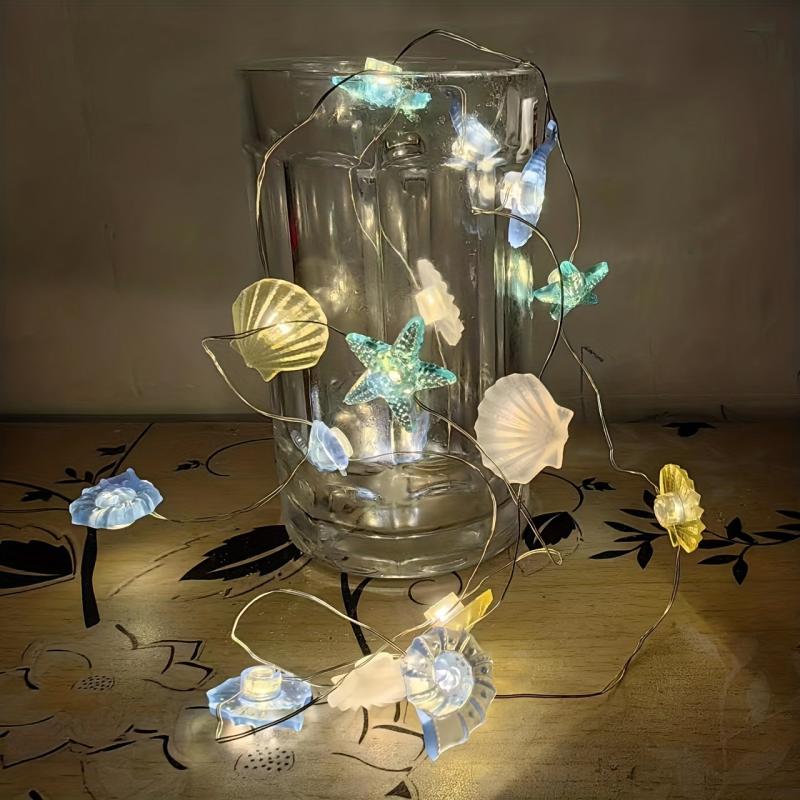 Coastal String Lights 2m 20 Lamp Summer Party Beach Decorative USB Lights