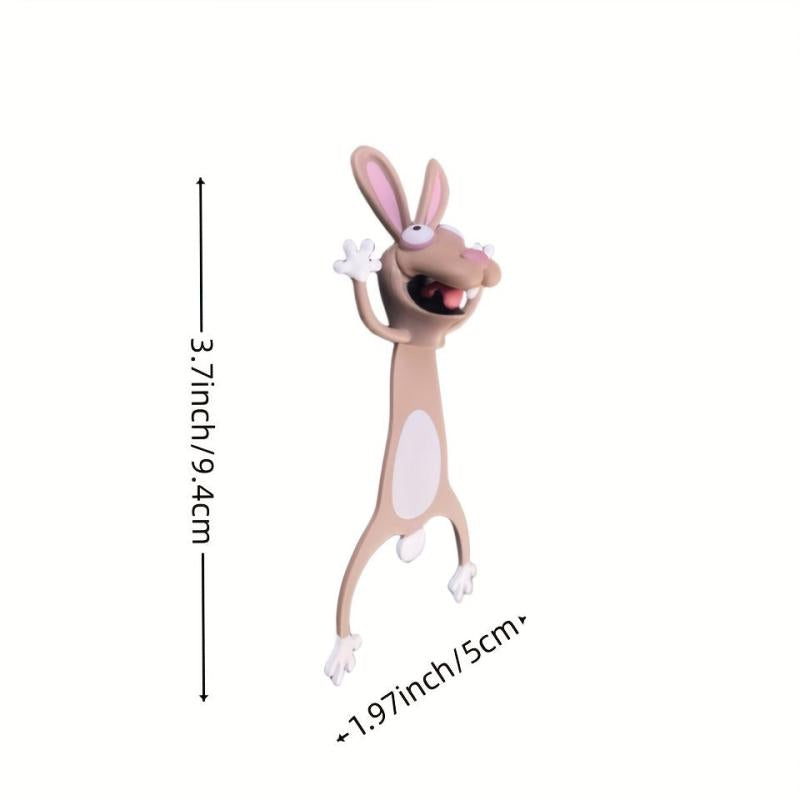 1pc 3D Bookmark 7 29cmx5 PVC Creative Funny Cat Stationery Holiday Gift