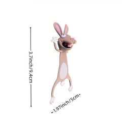 1pc 3D Bookmark 7 29cmx5 PVC Creative Funny Cat Stationery Holiday Gift