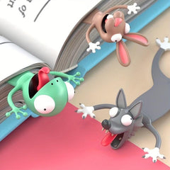 1pc 3D Bookmark 7 29cmx5 PVC Creative Funny Cat Stationery Holiday Gift