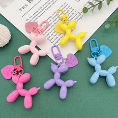 Candy Balloon Dog Acrylic Keychain Love Pendant Party Gift