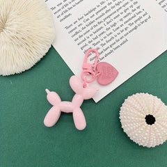 Candy Balloon Dog Acrylic Keychain Love Pendant Party Gift