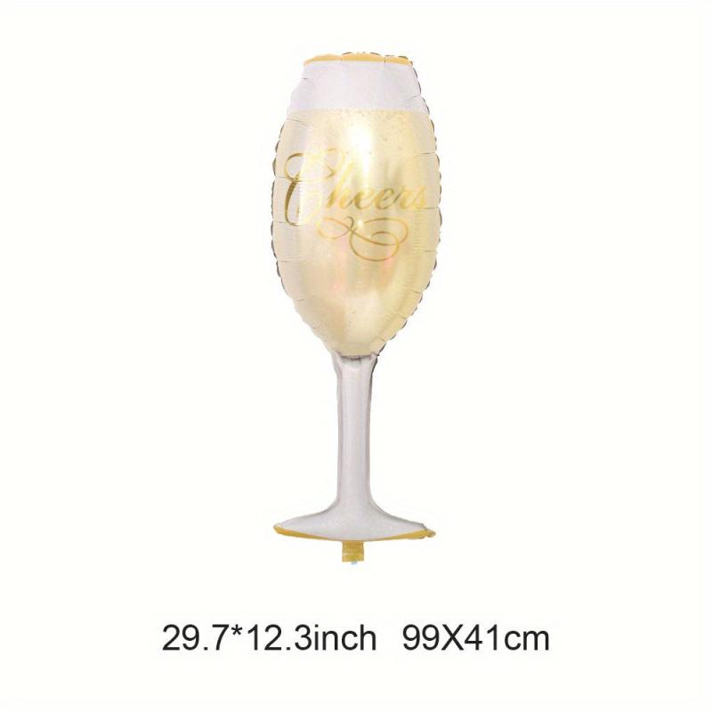 Sparkling Champagne Glass Foil Balloon for Oktoberfest Party