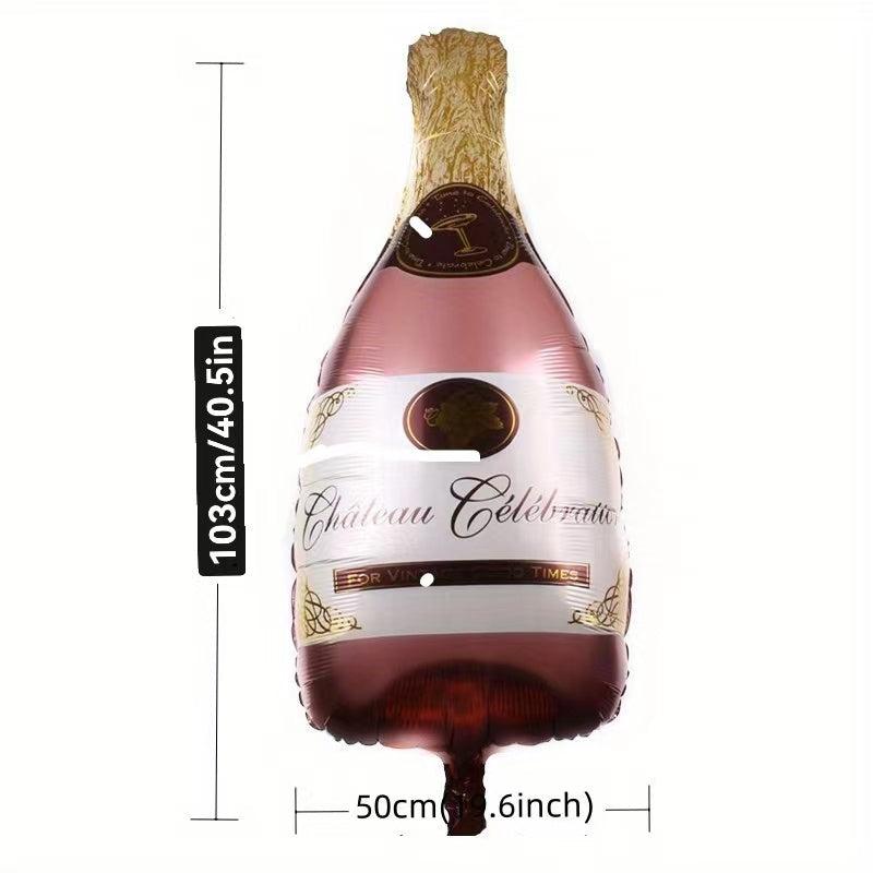 Sparkling Champagne Glass Foil Balloon for Oktoberfest Party