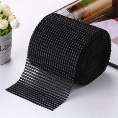 24Rows Sparkling Diamond Mesh Ribbon for Home Decor and Party Crafts
