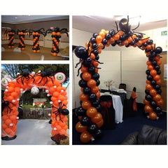 96pcs Halloween Balloon Arch Set DIY Spider Shape Party Decoration Needs