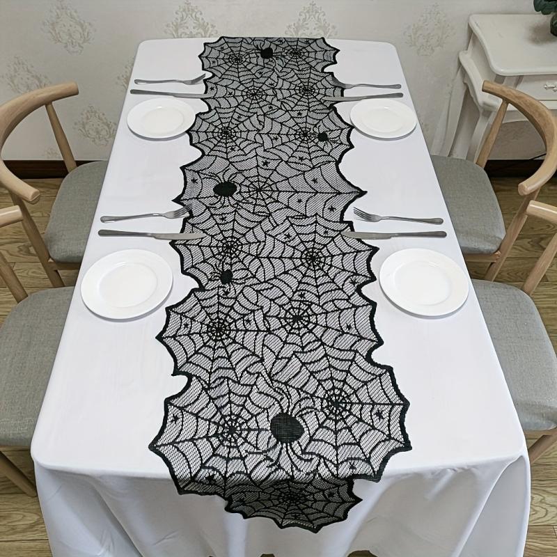 Gothic Halloween Lace Table Runner 44x180cm