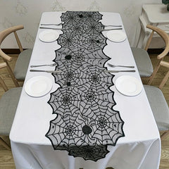 Gothic Halloween Lace Table Runner 44x180cm