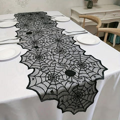 Gothic Halloween Lace Table Runner 44x180cm