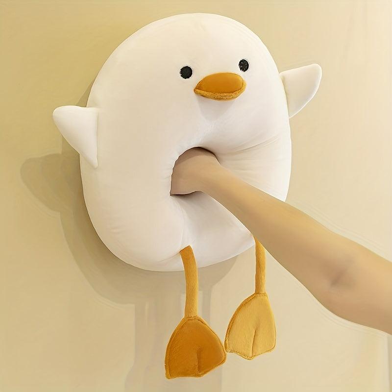 Soft Duck Stuffed Animal Sleeping Pillow Ideal Gift for Girls Teens, Children