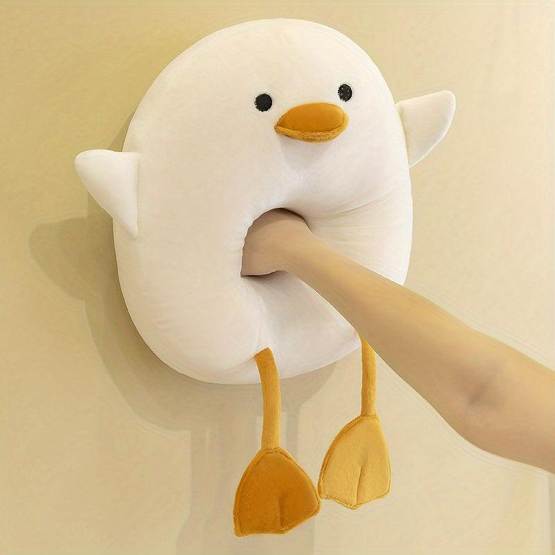 Soft Duck Stuffed Animal Sleeping Pillow Ideal Gift for Girls Teens, Children