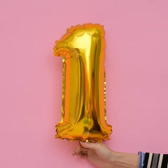 1pc Numeral Balloon 40 Aluminum Foil Balloons Year Old Number Balloon Toy