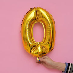 1pc Numeral Balloon 40 Aluminum Foil Balloons Year Old Number Balloon Toy