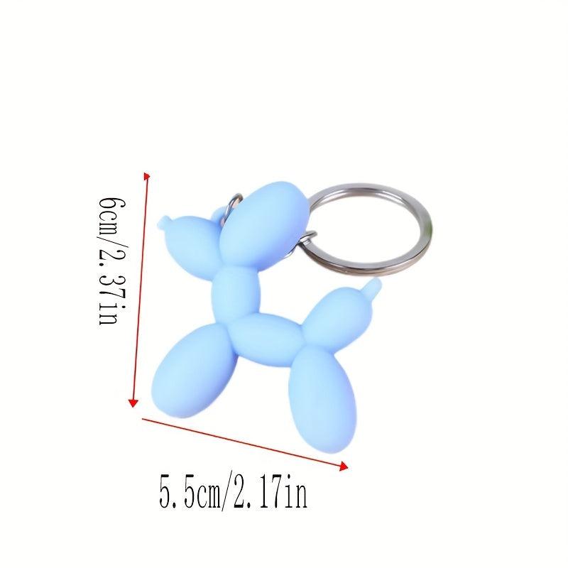 Cartoon Balloon Dog Keychain Pendant Backpack Car Pendant - Men Bag Ornament