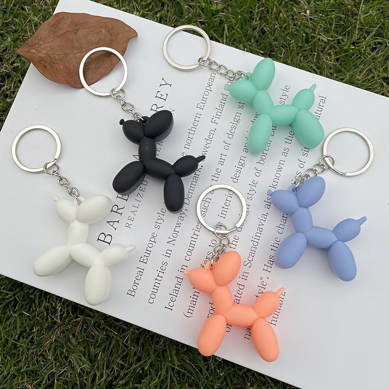 Cartoon Balloon Dog Keychain Pendant Backpack Car Pendant - Men Bag Ornament
