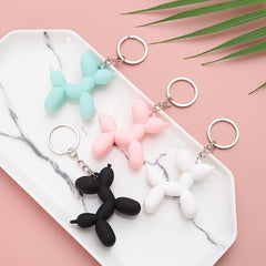Cartoon Balloon Dog Keychain Pendant Backpack Car Pendant - Men Bag Ornament