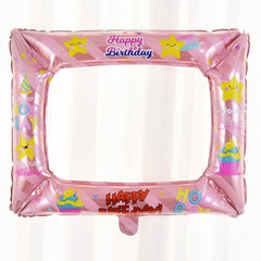 Happy Birthday Balloon Photo Frame - Party Decor Supplies