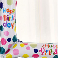 Happy Birthday Balloon Photo Frame - Party Decor Supplies