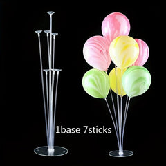 7-Head Table Floating Balloons Party Decorations